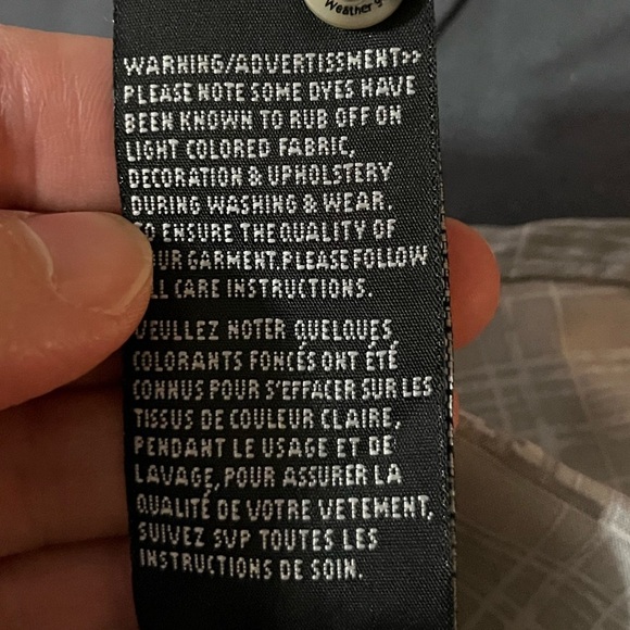 Canada WeatherGear Gray Novelty Print Men's Shirt size XL - Picture 4 of 13